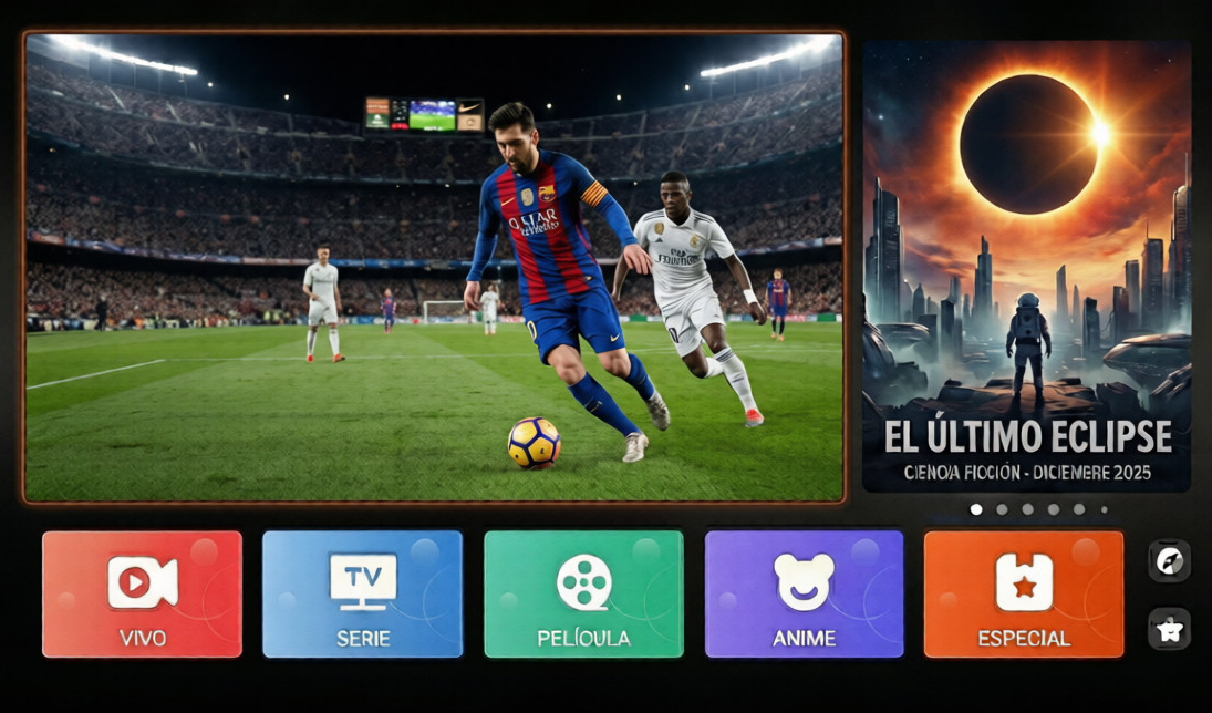 Panel Flujo TV para gestion reseller